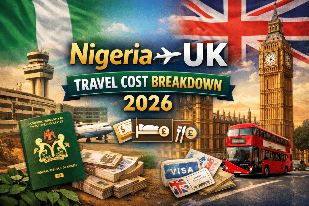 Nigeria to uk travel cost breakdown 2026